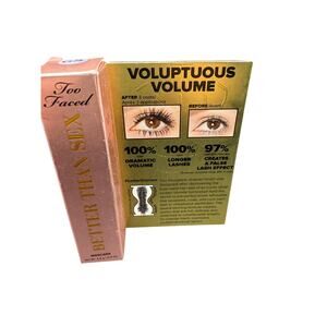 Too Faced Better Than Sex Voluptuous Volume Mascara Black 0.17 Oz. / 4.8 g